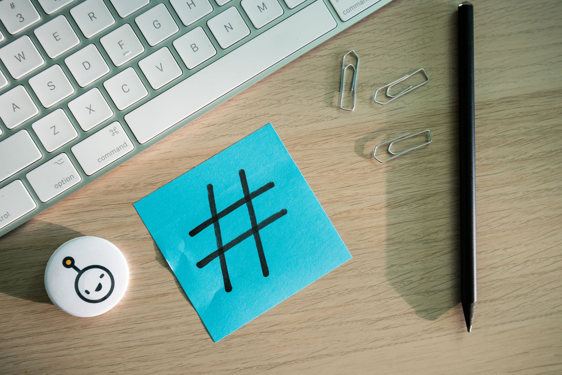 clavier pc touche hashtag
