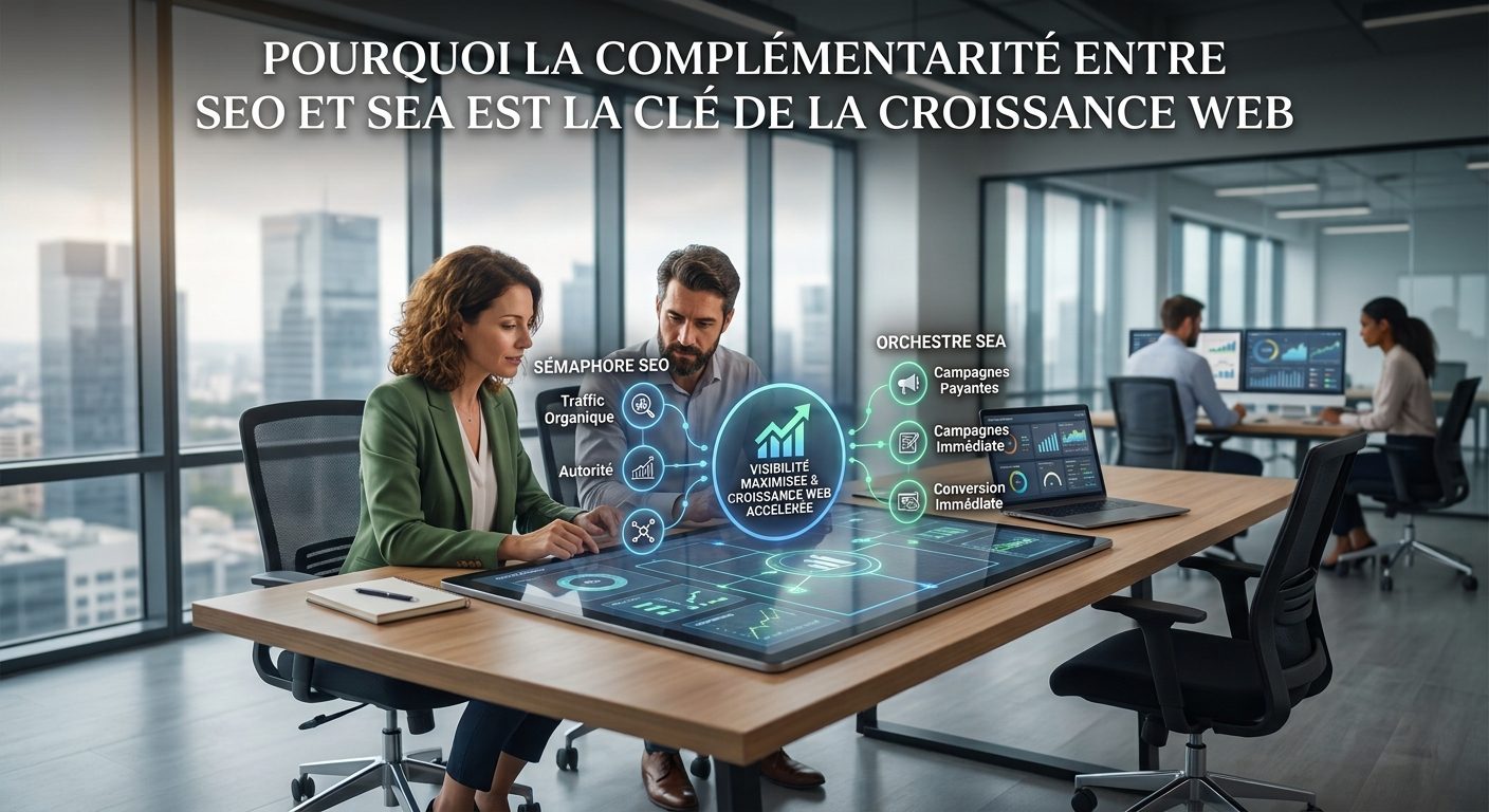 Pourquoi la complémentarité entre SEO et SEA est la clé de la croissance web