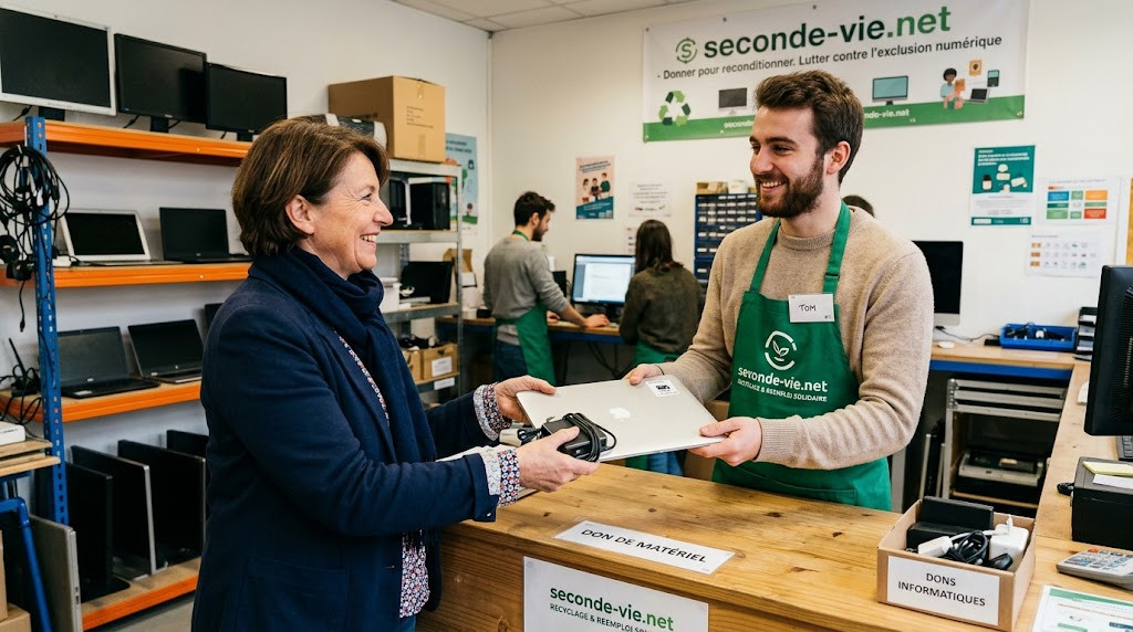 Fracture numérique en Île-de-France : comment votre vieil ordinateur peut changer une vie